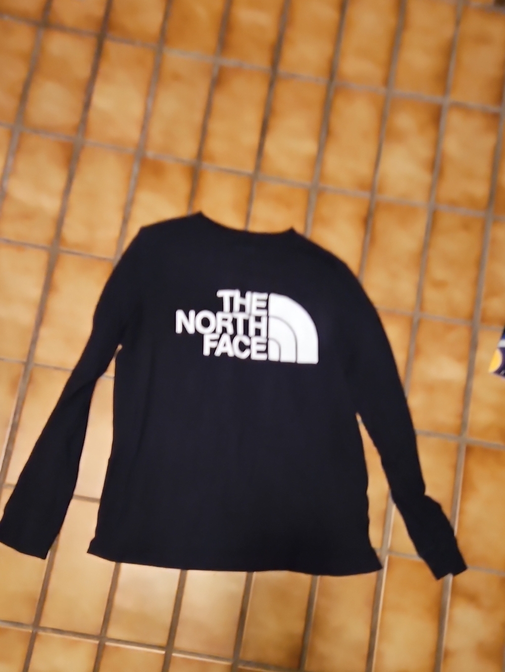 The North Face Black Long-Sleeve Logo Tee